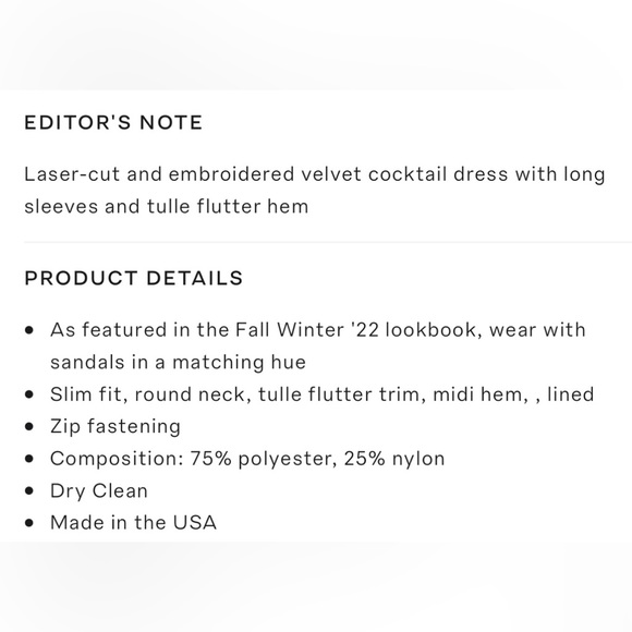 Marchesa Embroidered Velvet Dress Size 12 - Picture 4 of 12